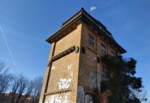 Der Noak-Turm in der Britzer Pfuhlrinne. Bild: Stiftung Naturschutz Berlin/ Stadtnatur-Ranger Tempelhof-Schöneberg