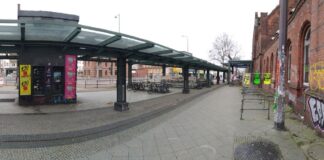Am Bahnhof Schöneweide entsteht ein "zentraler Aufenthalts- und Begegnungsraum". Bild: BA Treptow-Köpenick