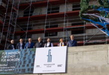 Das Quartierskonzept für die Friedenauer Höhe setzt auf die Mischung unterschiedlicher Nutzungsarten. Bild: MIKA-fotografie | Berlin