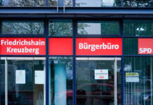 Die Zentrale der SPD Friedrichshain-Kreuzberg in der Wilhelmstraße. Bild: IMAGO/fotostand