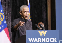 Barack Obama bei einer Wahlkampfveranstaltung in den USA im Jahr 2022. Bild: IMAGO/ZUMA Wire