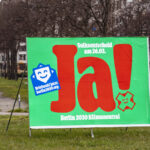 Plakat zum Volksentscheid.