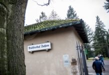 Blick in den Waldfriedhof Dahlem.