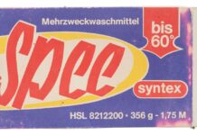 Spee war zu DDR-Zeiten das vielleicht bekannteste Waschmittel und hat als Marke bis heute überlebt.