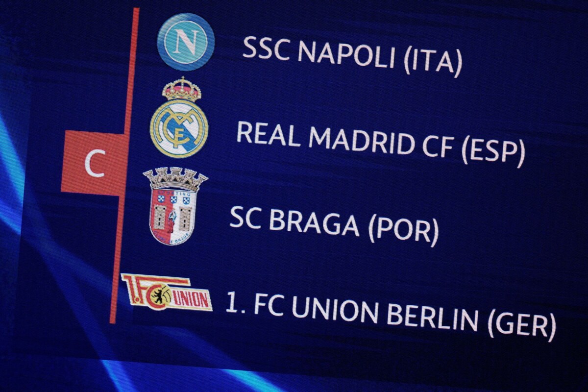 Champions League Union Berlin gegen Real, Neapel und Braga