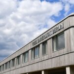 Das Universitätsgebäude «Holzlaube» der Freien Universität in der Fabeckstraße.