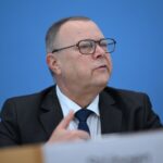 Michael Stübgen, Vorsitzender der Innenministerkonferenz,spricht.