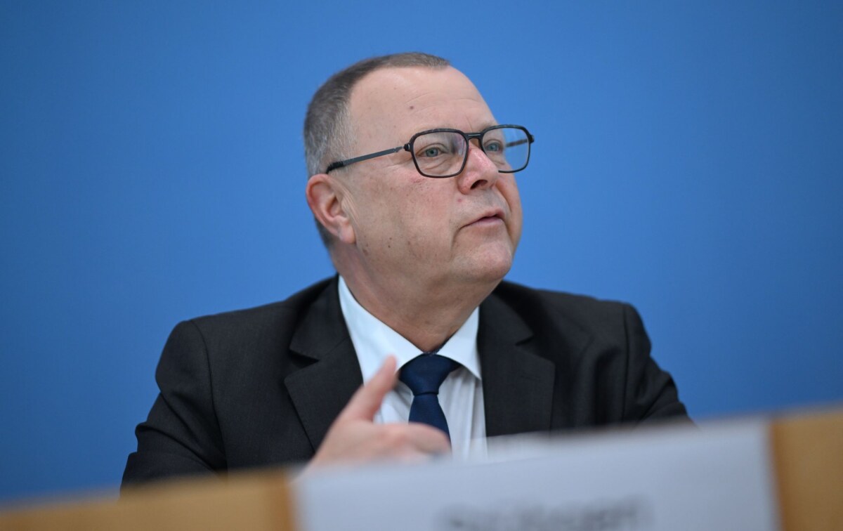 Innenminister Michael Stübgen Michael Stübgen, Vorsitzender der Innenministerkonferenz,spricht.