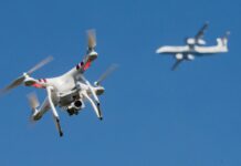 Im ersten Halbjahr 2024 zählt die Deutsche Flugsicherung bundesweit 75 Behinderungen durch Drohnen.