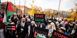Pro-Palästina-Demonstration in Berlin im November 2023