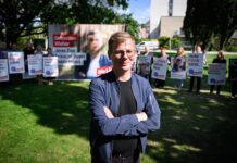 Sebastian Walter ist der Spitzenkandidat für die Linke bei der Landtagswahl in Brandenburg.