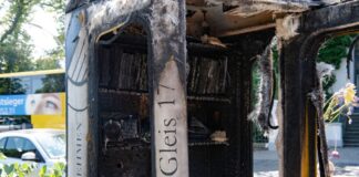 Die Bücherbox wurde völlig zerstört. (Archivbild)