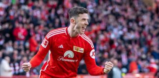 Robin Gosens erzielte den Berliner Treffer, musste später aber vorzeitig vom Feld.