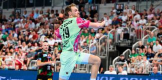 Welthandballer Mathias Gidsel war auch in Eisenach nicht zu stoppen.