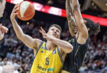 Center Yanni Wetzell war gegen Efes Istanbul bester Berliner Werfer