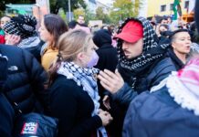 An der propalästinensischen Demo mit dem Titel «Solidarität mit Palästina» nahm auch die schwedische Aktivistin Greta Thunberg teil.