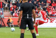 Zehn Jahre hat Kevin Vogt auf einen Bundesliga-Treffer warten müssen.