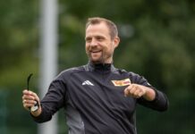 Trainer Bo Svensson freut sich auf das neue Union-Stadion.