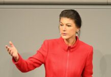 BSW-Chefin Sahra Wagenknecht lobt den Koalitionsvertrag in Brandenburg (Archivbild).