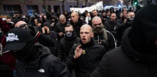 Demonstration von Neonazis in Berlin-Friedrichshain. (Symbolbild)