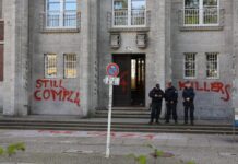 An der Freien Universität kommt es immer wieder zu Protestaktionen. (Archivbild) 