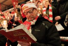 Das Weihnachtssingen ist beim 1. FC Union Berlin gute Tradition.