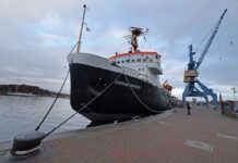 Soll bald zur Generalüberholung in die Werft: der Eisbrecher «Stephan Jantzen». (Archivbild)