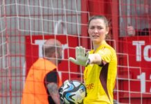 Torhüterin Melanie Wagner bleibt bei Union Berlin. 