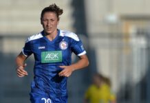 Bianca Schmidt erzielte den zwischenzeitlichen Ausgleich für Potsdam.