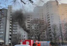 Fünf Anwohner mussten von der Feuerwehr gerettet werden.