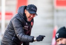 Cottbus-Coach Wollitz konnte die dritte Niederlage nacheinander nicht verhindern.