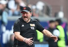 Union Berlins Trainer Steffen Baumgart sah im Spiel bei Eintracht Frankfurt zum vierten Mal in dieser Saison die Gelbe Karte und ist in der Heimpartie gegen Bayern München gesperrt.