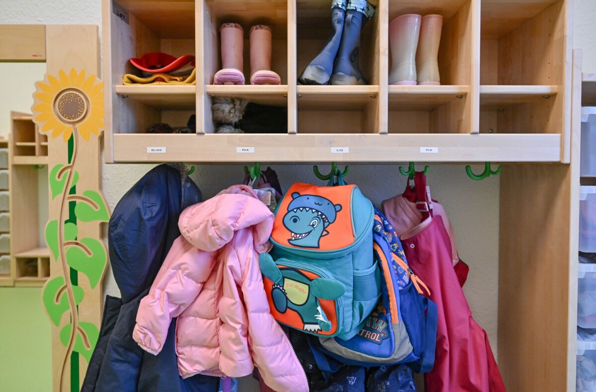 Kindergarten Die Landesregierung will Anfang 2027 den Betreuungsschlüssel in Brandenburger Krippen verbessern. (Symbolbild)