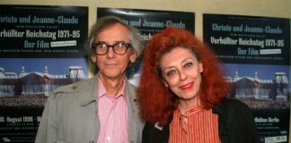 Das Künstlerpaar Christo und Jeanne-Claude sorgte 2025 für die spektakuläre Verhüllung des Reichstages in Berlin (Archivbild).