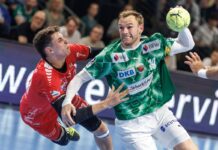 War wieder einmal nicht zu stoppen: Berlins Welthandballer Mathias Gidsel