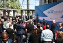 UN-Konferenz vom Auswärtigen Amt sorgt in Berlin-Mitte für Behinderungen. 