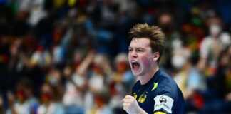 Füchse-Profi Valter Chrintz bleibt vom Pech verfolgt.