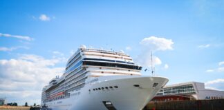 Das Kreuzfahrtschiff «MSC Magnifica», von dem die Frau verschwand.
