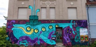 Nach dem Angriff gegen ein alternatives Wohnprojekt in Cottbus sind an dem Haus kaum Spuren zu erkennen. 