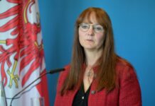Katrin Lange trat am Freitag als Innenministerin zurück.
