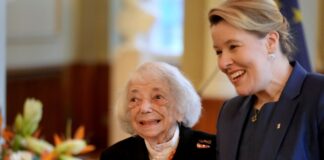 Margot Friedländer und Franziska Giffey. (Foto Archiv)