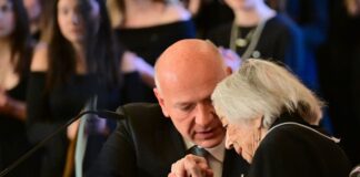 Berlins Regierender Bürgermeister und Margit Friedländer. (Foto Archiv)