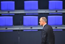 Im ersten Wahlgang fiel Friedrich Merz (CDU) bei der Wahl des Bundeskanzlers im Bundestag durch. 