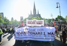 Die große Revolutionäre 1. Mai-Demo war eine von Dutzenden Demonstrationen. 