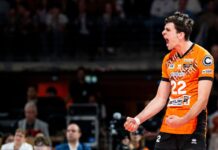 Die Freude muss raus: Jake Hanes (BR Volleys)