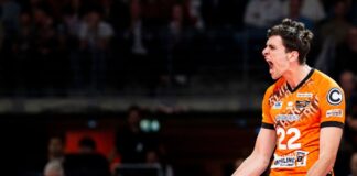 Die Freude muss raus: Jake Hanes (BR Volleys)