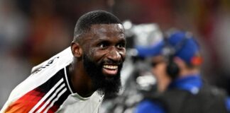 Rüdiger war beim Finalsieg schon am Flughafen.