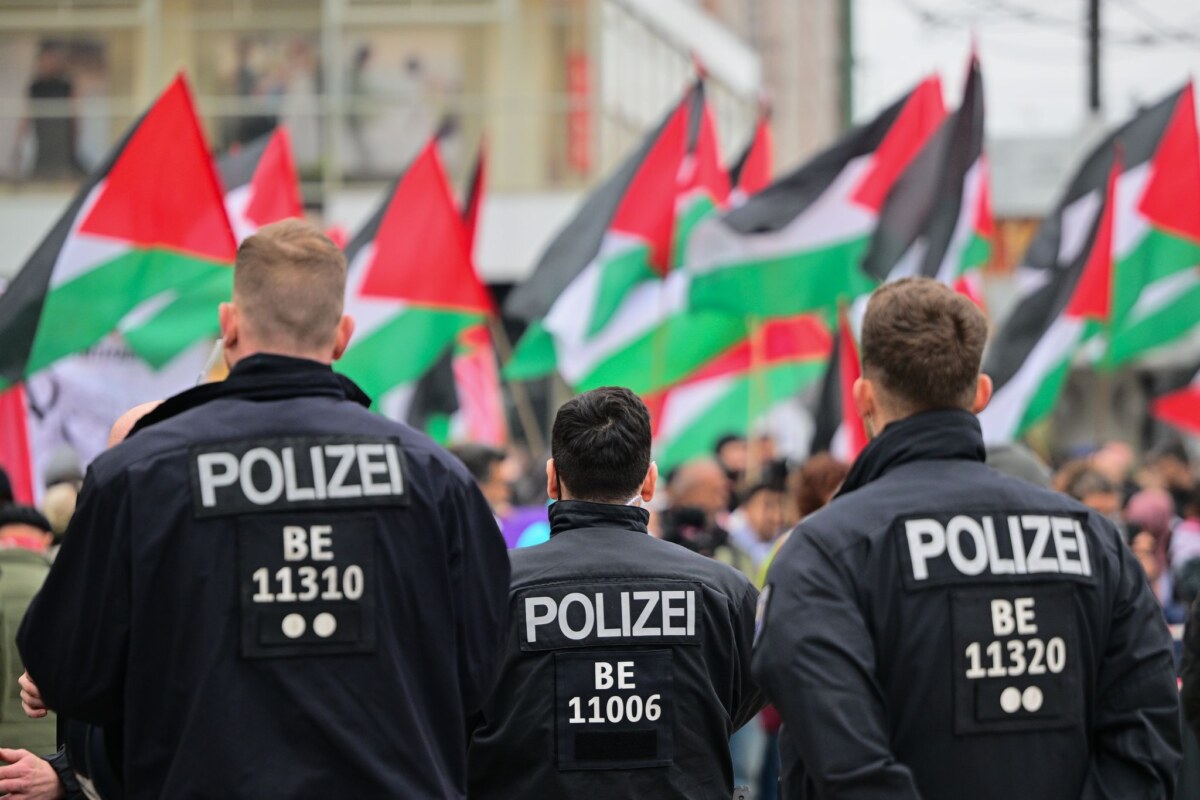 Pro-Palästina Demonstration Berlin Zwei propalästinensische Demonstrationen sind für den 15. Mai geplant. (Archivbild)