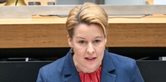 Berlins Wirtschaftssenatorin Franziska Giffey (SPD) hält die geplante Senkung der Mehrwertsteuer für Restaurantspeisen für richtig. (Archivbild)