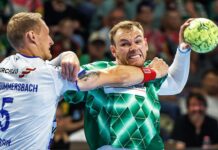 Welthandballer Mathias Gidsel wirft die Füchse Berlin erneut zum Sieg. 